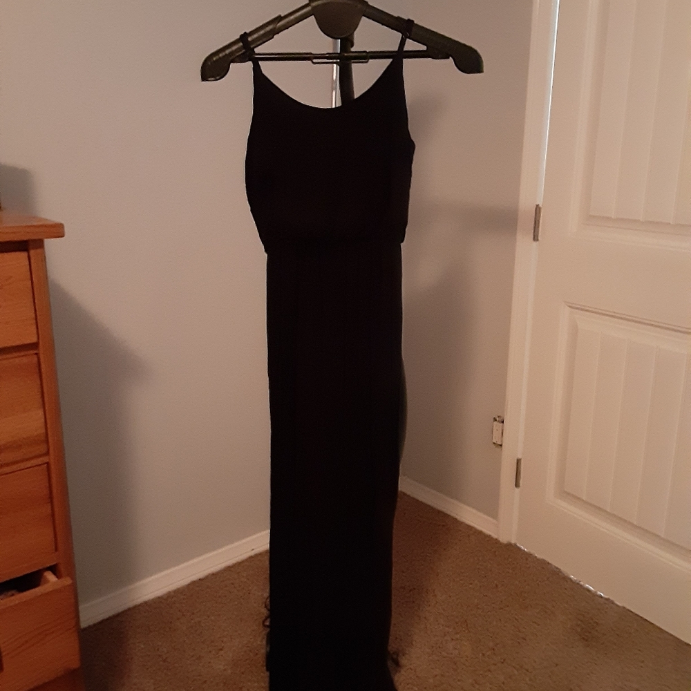 💋Long black dress